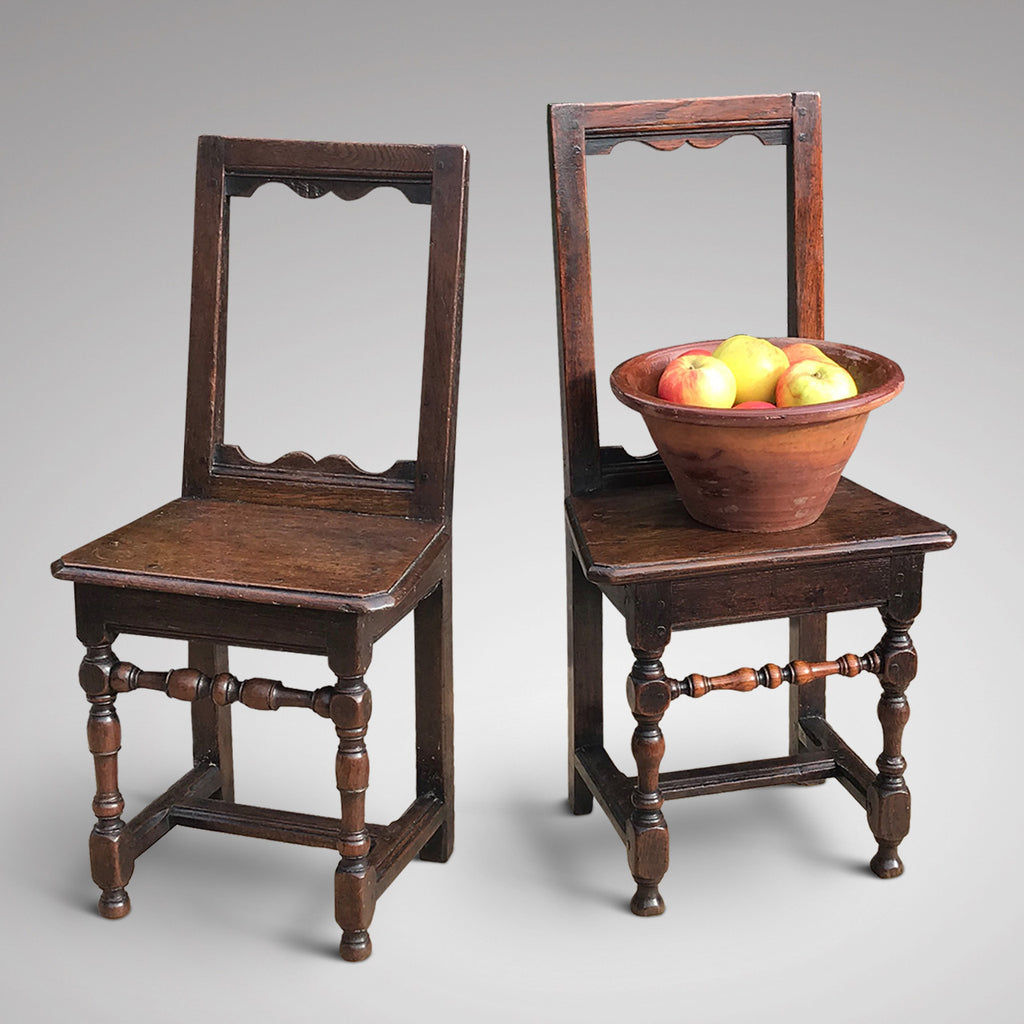 Two 18th Century Oak Lorraine Chairs - Main View - 1