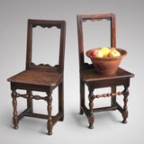 Two 18th Century Oak Lorraine Chairs - Main View - 1