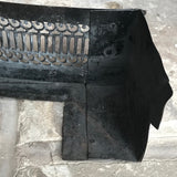 Victorian Serpentine Polished Steel Fender - Side Detail-6