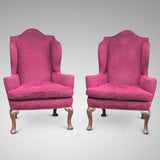 Pair of Early 20th Century Winged Armchairs - Main View - 2