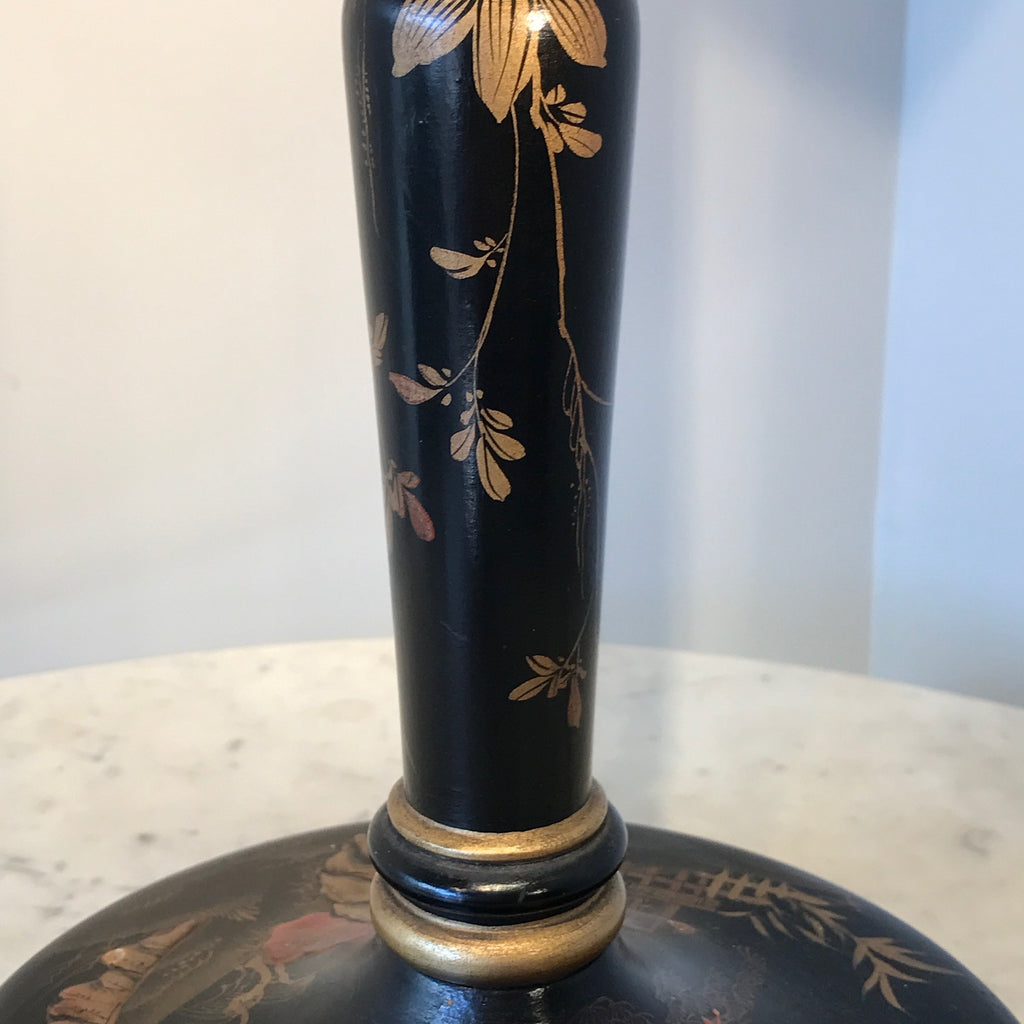 1930's Lacquered Table Lamp - Detail of Column - 4