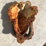 19th Century French Cast Iron Door Knocker - Back View - 2