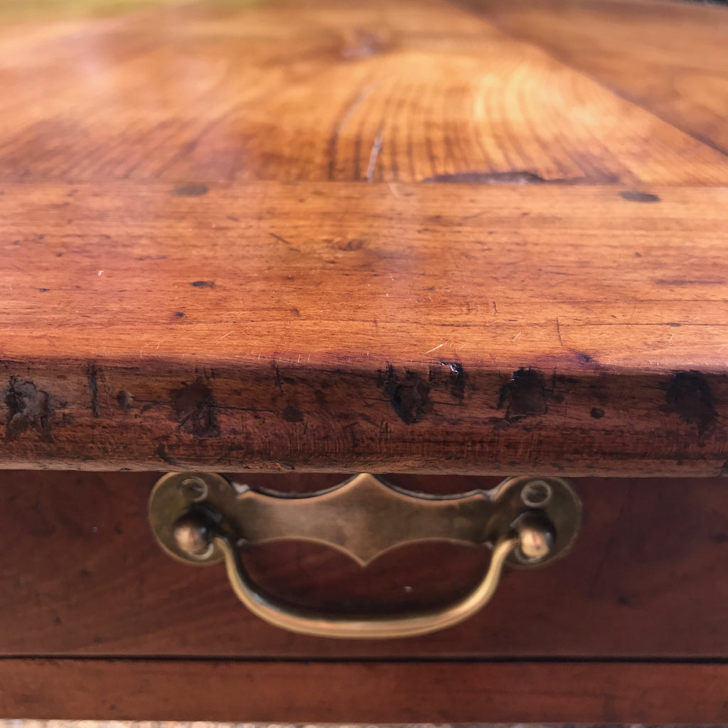 19th Century Fruitwood Dining Table - Drawer Detail- 4