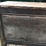 19th Century Walnut & Kingwood Marble Topped Commode - Back View -7