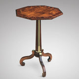 Regency Rosewood Octagonal Lamp/Wine Table - Main View - 1
