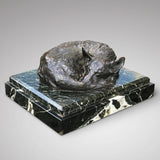 Bronze Dog Sleeping by Jacques Bordeaux Montrieux - View of Dog - 1