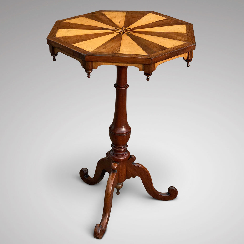 Victorian Octagonal Lamp Table - Main View - 1