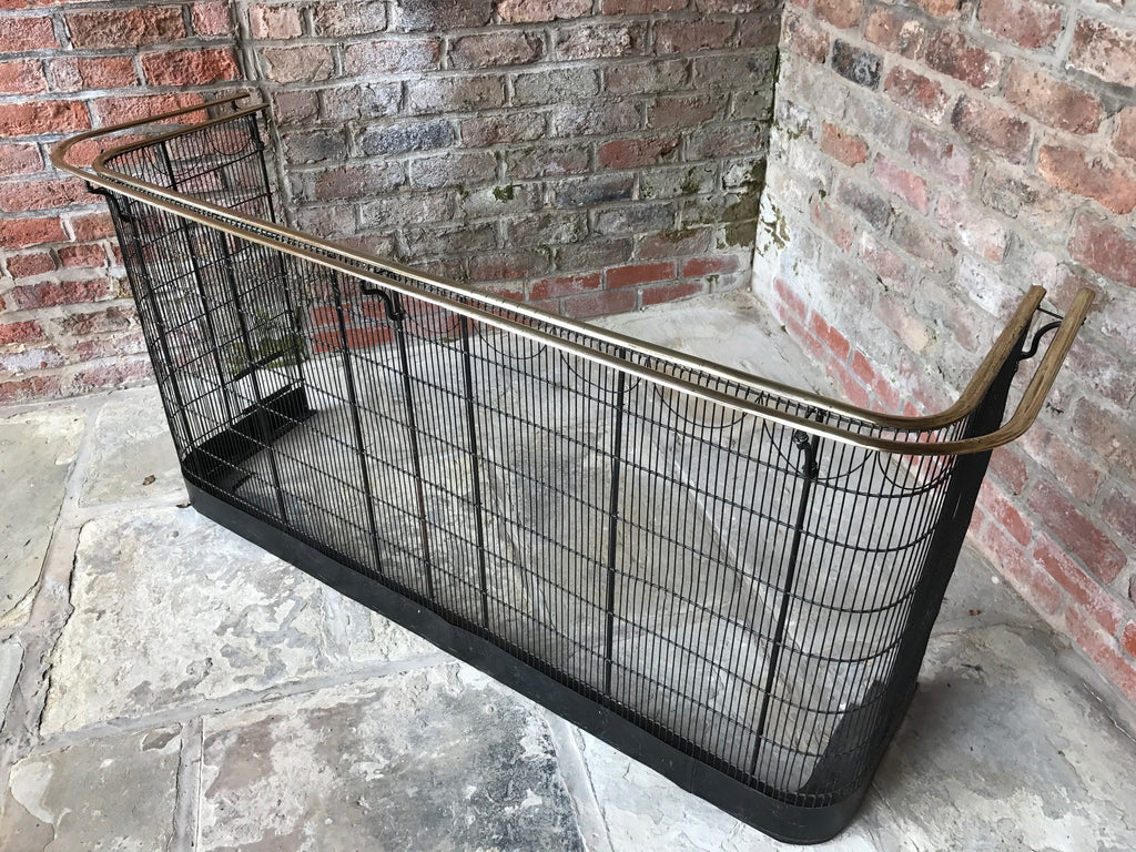 Enormous 19th Century Country House Fireguard - Front & Top View - 6