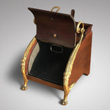 19th Century Mahogany Gilt Metal Mounted Coal Box - Open View - 2