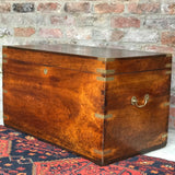 19th Century Camphor Campaign Trunk- Front & Side View - 1