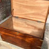19th Century Camphor Campaign Trunk - Inside View - 5