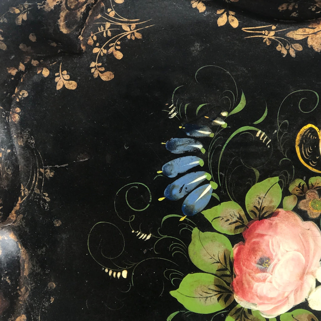 19th Century Toleware Tray - Detail View - 3