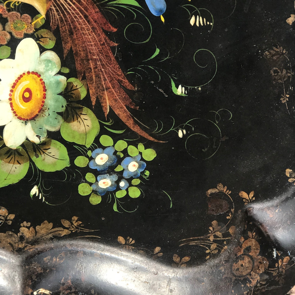 19th Century Toleware Tray - Detail View - 6