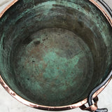19th Century French Copper Log Bucket - Detail View - 9