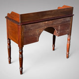 William IV Mahogany Dressing/Side Table - Back View - 4