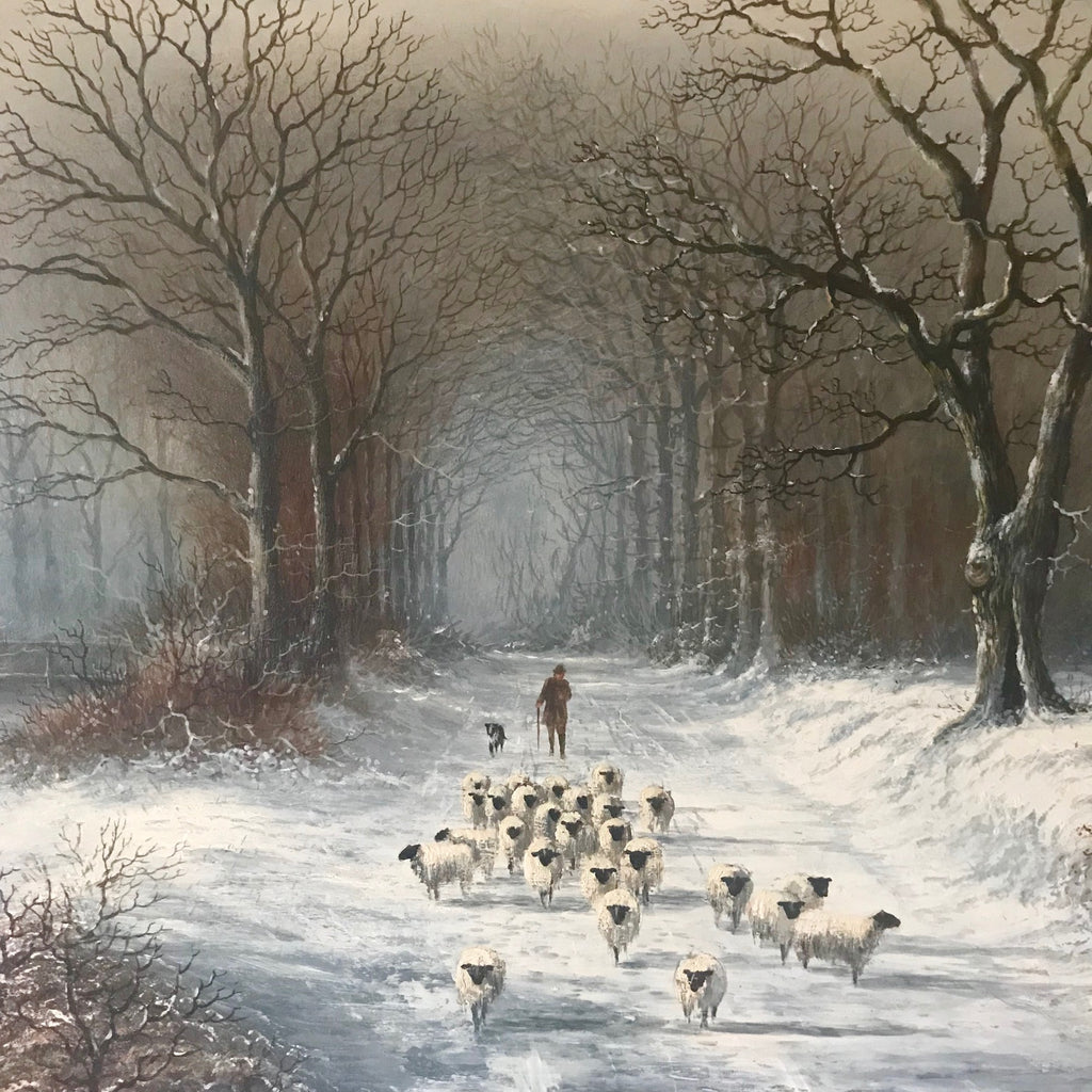 "The Journey Home" Oil on Panel by Michael Matthews - Detail View - 2