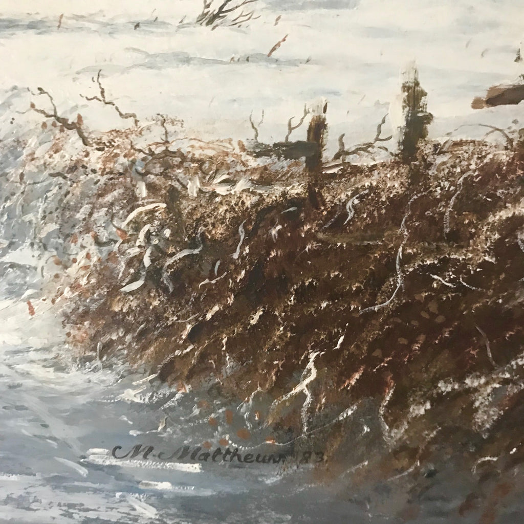 "The Journey Home" Oil on Panel by Michael Matthews - Detail View - 3