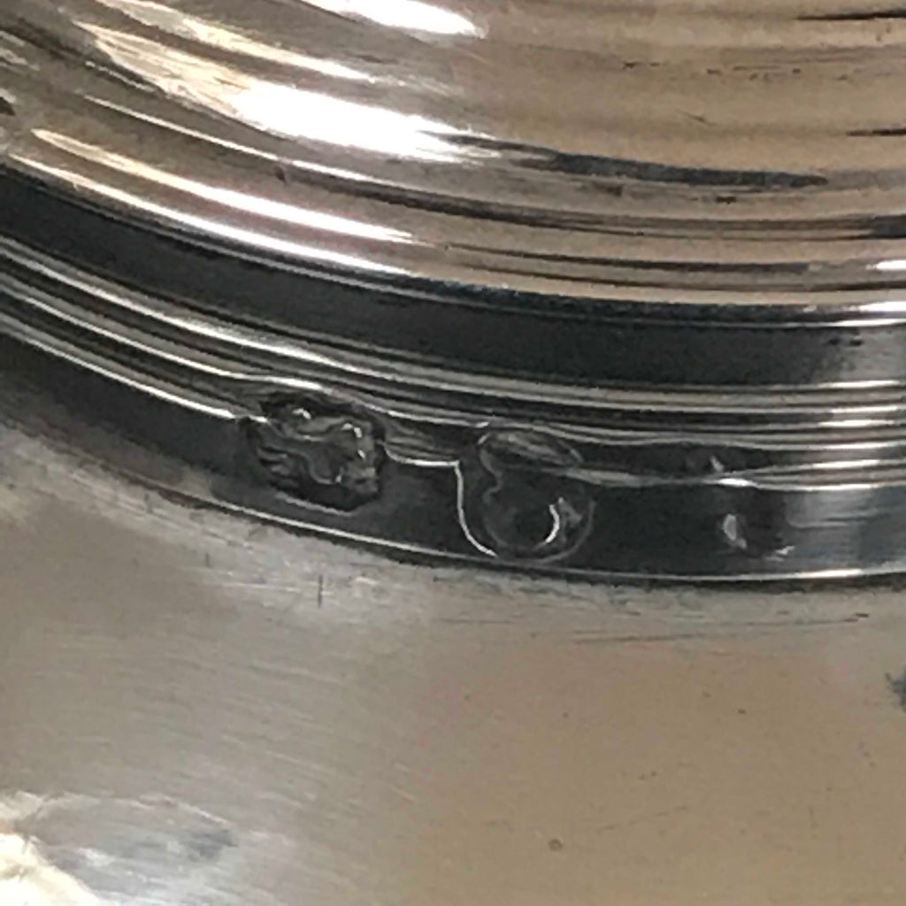George III Two Part Silver Wine Funnel - Detail View - 3