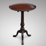19th Century Mahogany Dish Top Lamp Table - Main View - 1