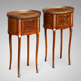 Pair of Antique French Walnut Bedside Tables - Main View - 1