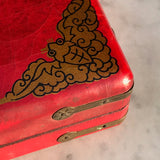 Chinese Abacus in Red Lacquered & Painted Box - Detail View - 11