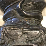 18th Century Bronze of Buddha & Muchalinda - Back Detail View - 6