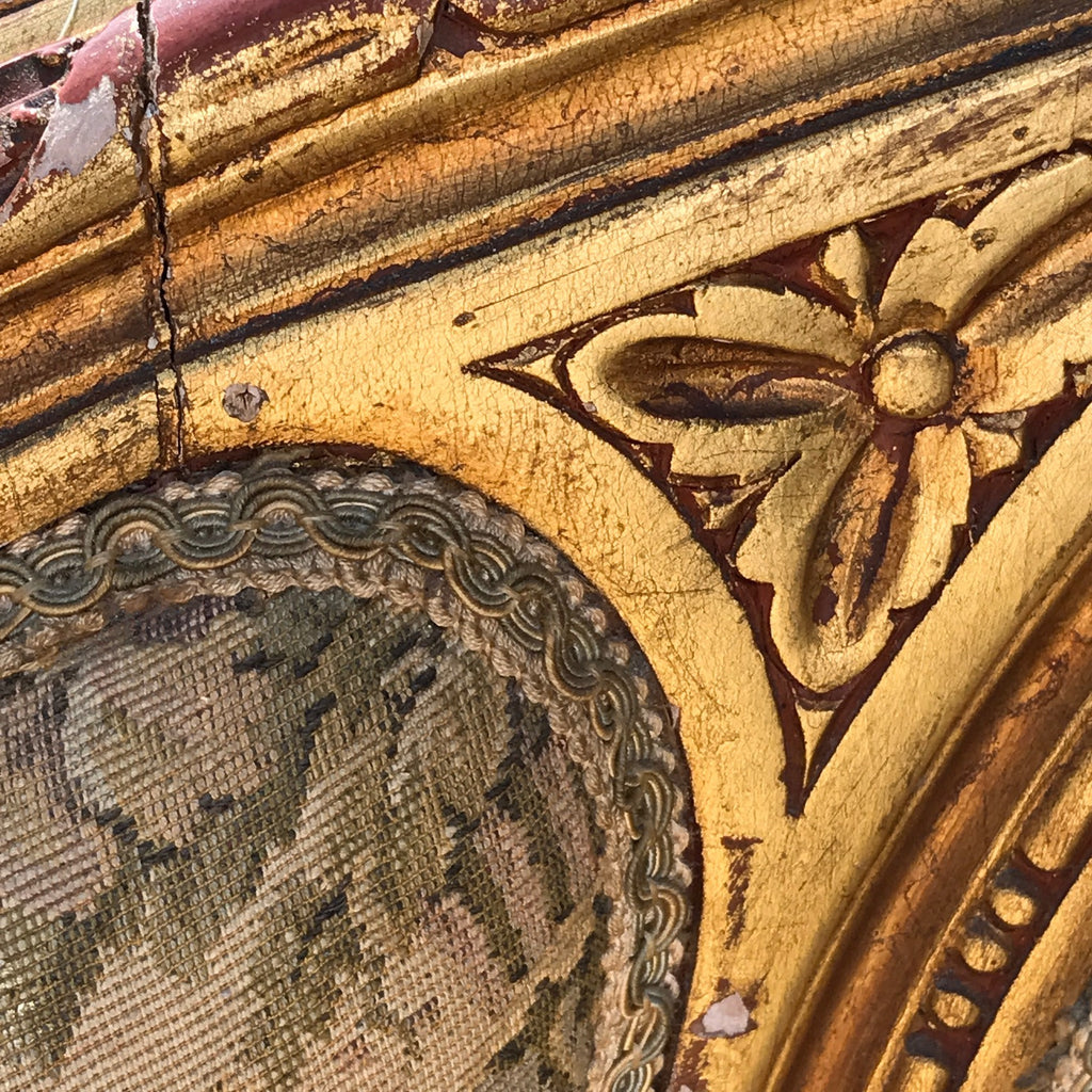 19th Century French Giltwood Salon Sofa - Frame Detail - 6
