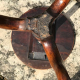 Georgian Mahogany Pedestal Wine Table - Detail View - 4