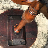 Georgian Mahogany Pedestal Wine Table - Detail View - 5
