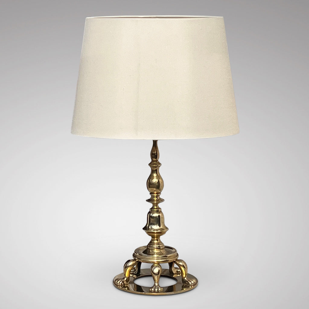 Art Nouveau Brass Table Lamp - Main View - 1