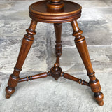 19th Century Walnut Turners Table - View of Base - 4