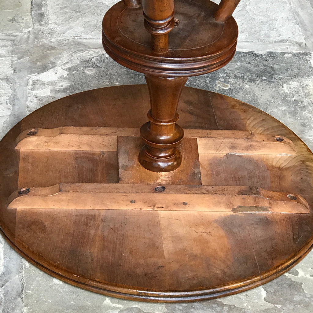 19th Century Walnut Turners Table - Underside View - 9