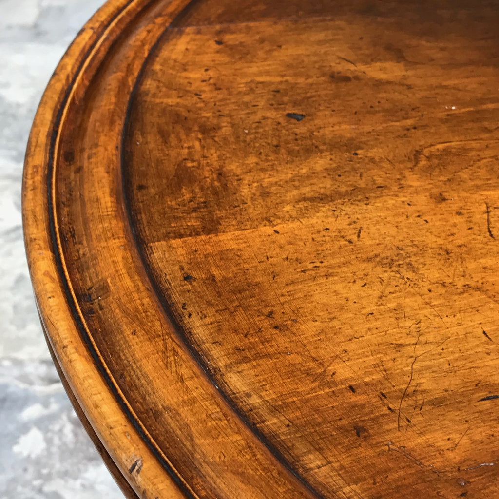 19th Century Walnut Turners Table - Detail of Top - 7