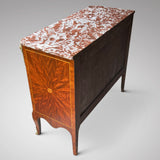 19th Century French Kingwood Marble Topped Commode - Back View - 3