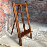 19th Century Mahogany Artists Easel by Vokins - Part Folded View - 9