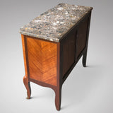 French Kingwood Commode with Marble Top - Back View - 3
