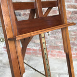 19th Century Mahogany Artists Easel by Vokins - Adjustment Detail View -2