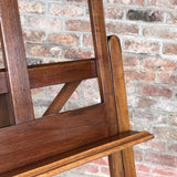 19th Century Mahogany Artists Easel by Vokins - Shelf Detail View -3