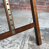 19th Century Mahogany Artists Easel by Vokins - Base Detail View - 4