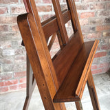19th Century Mahogany Artists Easel by Vokins - Shelf Side Detail View - 7