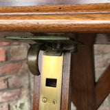 19th Century Mahogany Artists Easel by Vokins - Brass Adjustment Catch View - 8