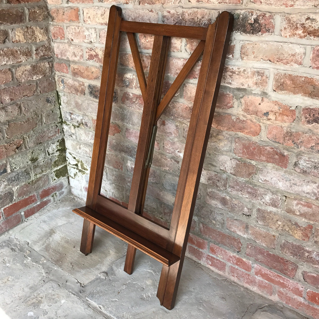 19th Century Mahogany Artists Easel by Vokins - Fully Folded View - 10