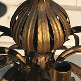 Italian Gilt Metal Pomegranate Chandelier - Detail View - 3