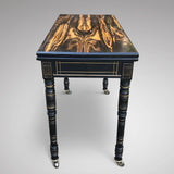 19th Century Coromandel Card Table by Gregory & Co - Side View - 2