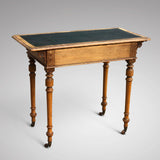 Aesthetic Movement Ash Writing Table by Robson & Son - Back View - 4