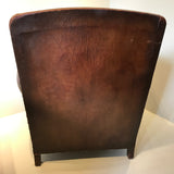 Pair of French Leather Club Chairs