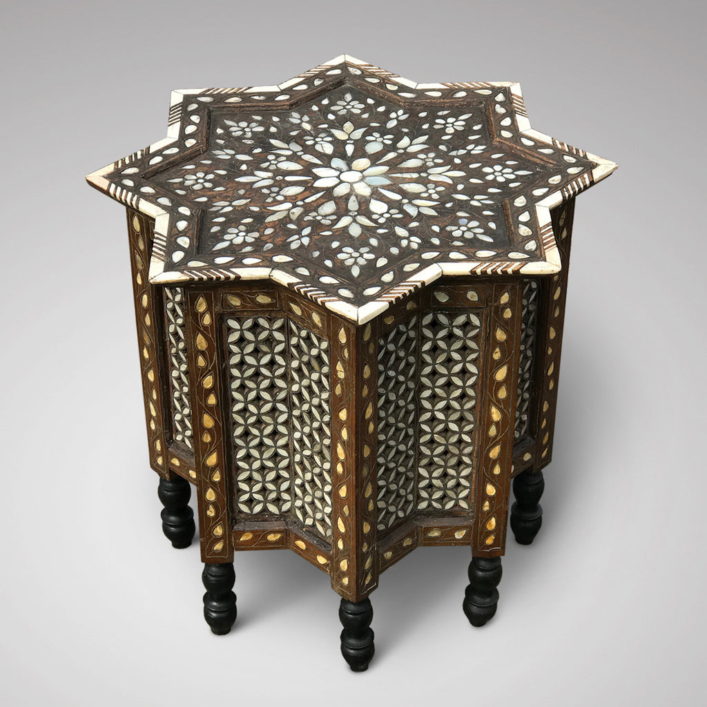 Ottoman Mother of Pearl Inlaid Occasional Table - Main View - 1