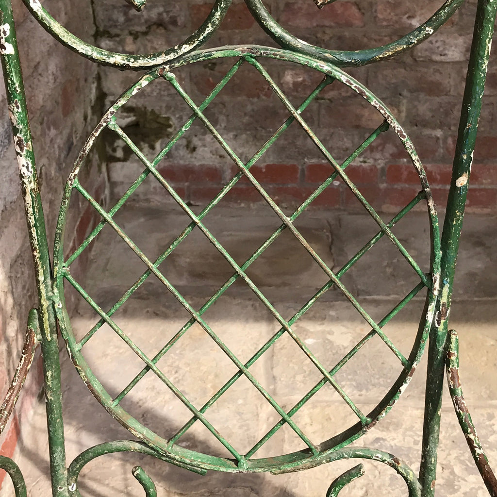Pair of 19th Century Painted Garden Chairs
