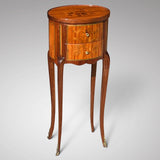 10th Century French Inlaid Bedside Table - Main View - 1