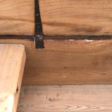 19th Century Elm Coffer - Inside View - 5